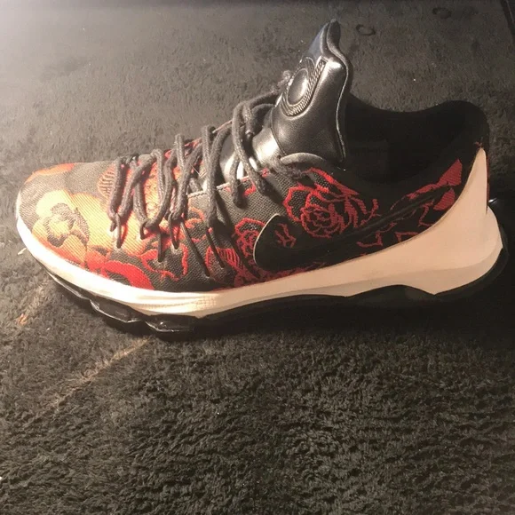 Shoes | Nike Kd 8 Ext Red Floral | Poshmark display picture 1